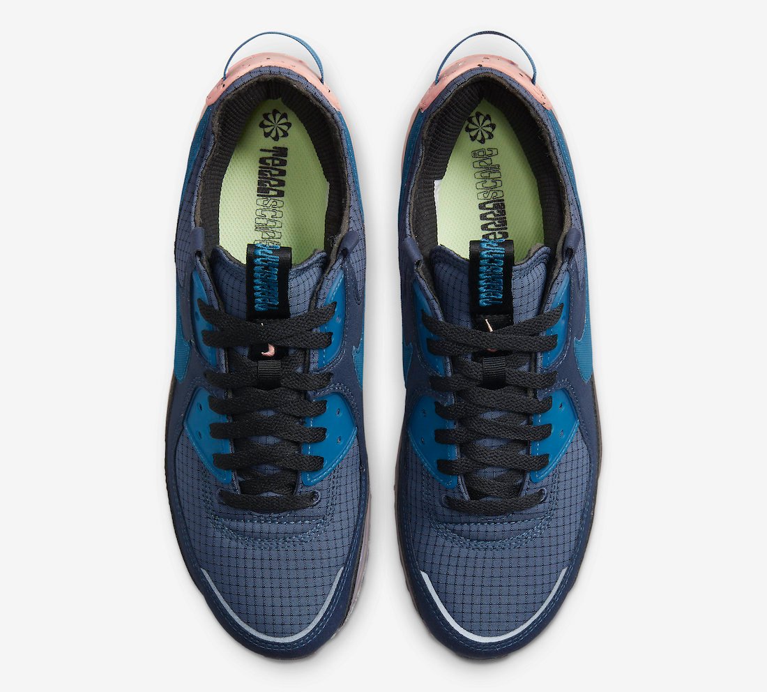 Nike Air Max 90 Terrascape Obsidian Marina Thunder Blue DH4677-400 Release Date Info