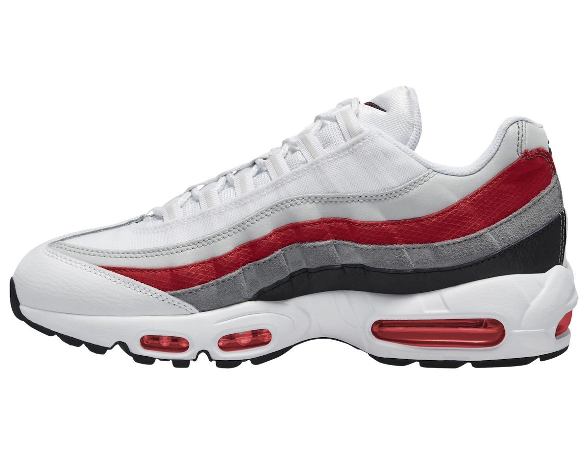 Nike Air Max 95 White Red Black DQ3430-001 Release Date Info