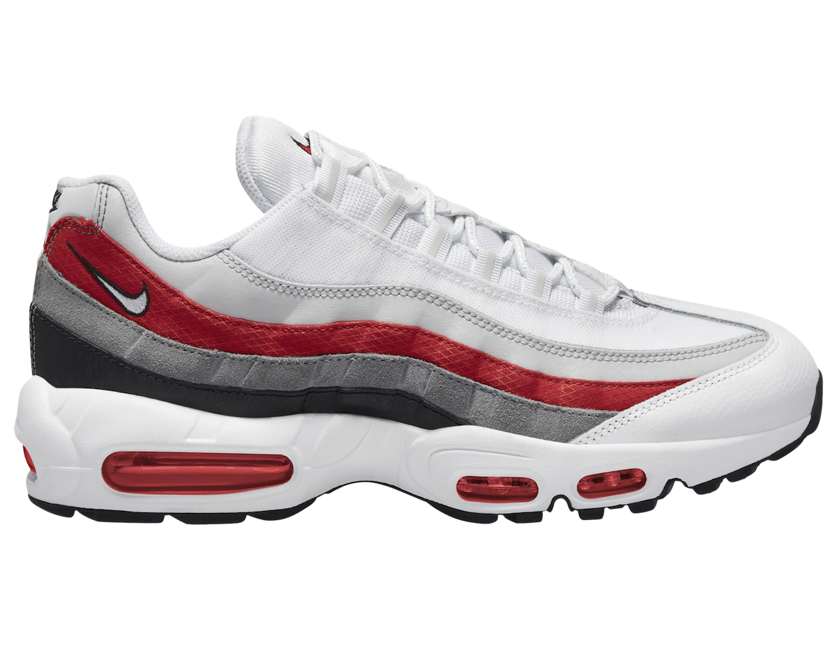 Nike Air Max 95 White Red Black DQ3430-001 Release Date Info