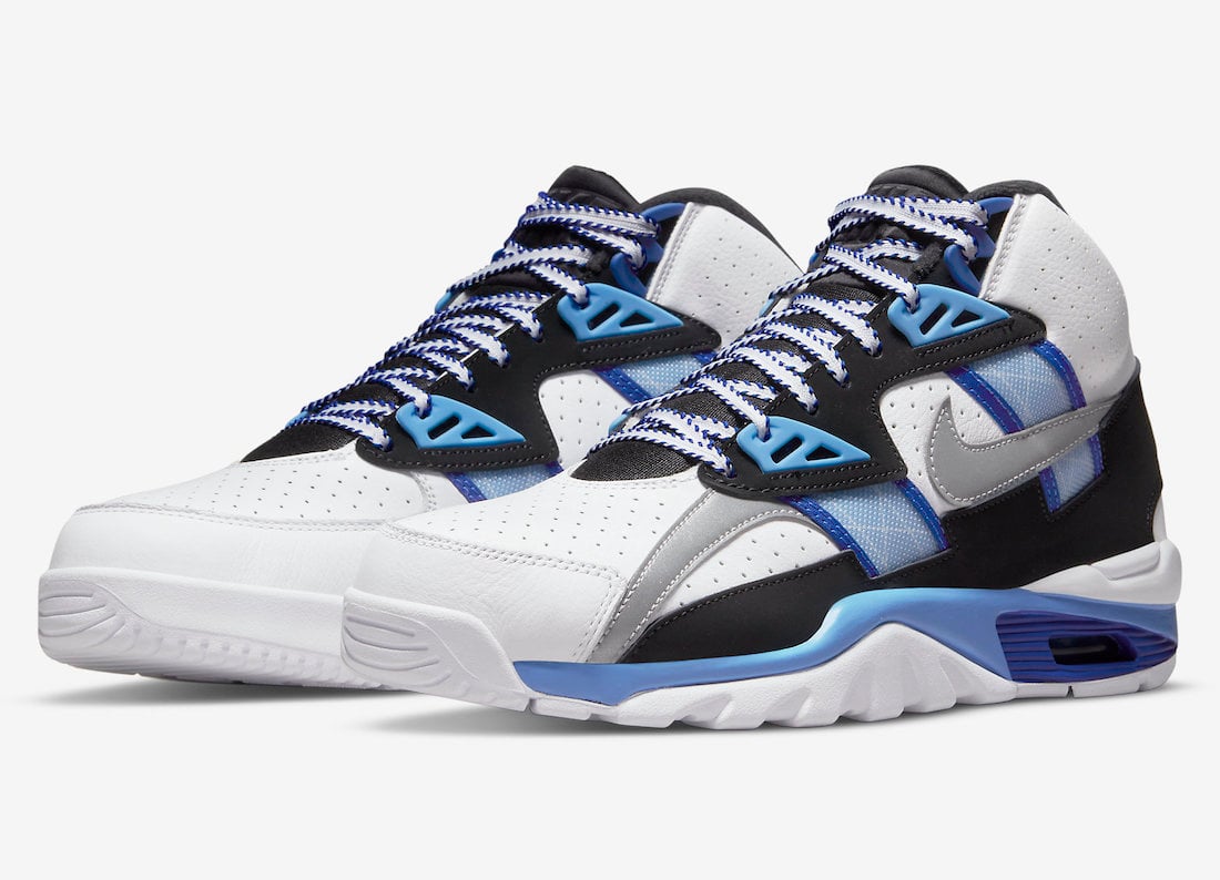 This Nike Air Trainer SC High Features Kansas City Royals Colors