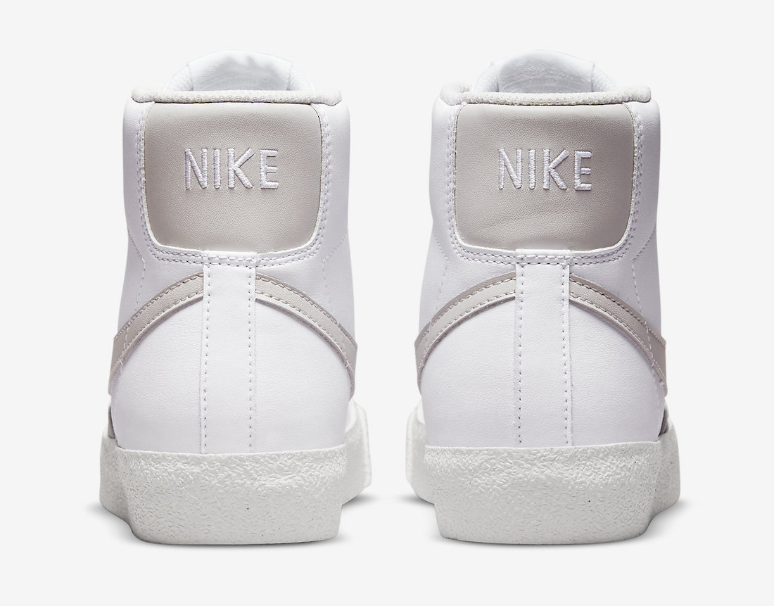 Nike Blazer Mid 77 GS White Grey DM1000-100 Release Date Info