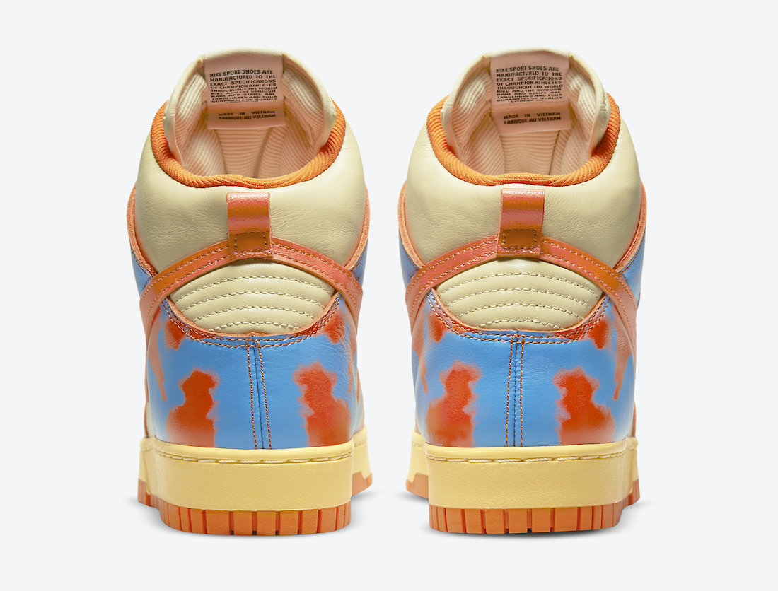 Nike Dunk High 1985 Orange Acid Wash DD9404-800 Release Date Info