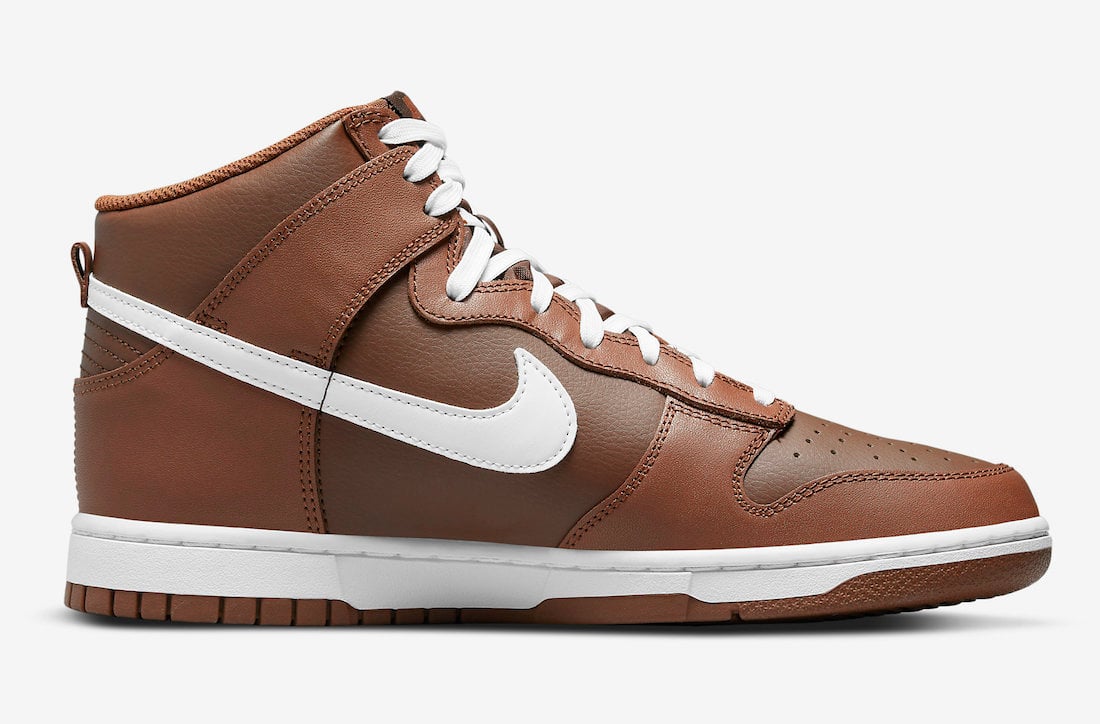 Nike Dunk High Chocolate Brown White DJ6189-200 Release Date Info