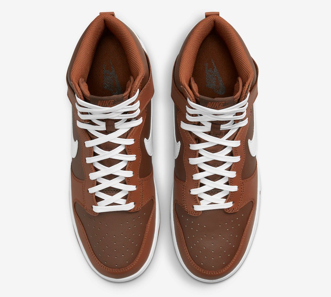 Nike Dunk High Chocolate Brown White DJ6189-200 Release Date Info