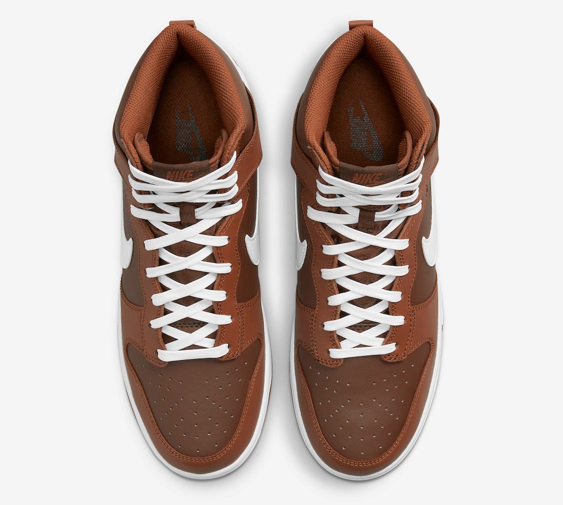 Nike Dunk High Chocolate Brown White DJ6189-200 Release Date Info