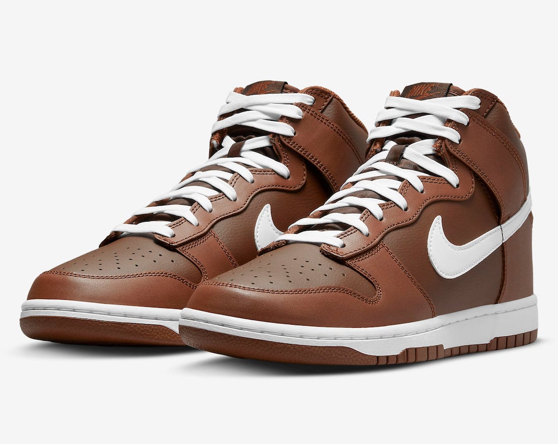 Nike Dunk High Chocolate Brown White DJ6189-200 Release Date Info