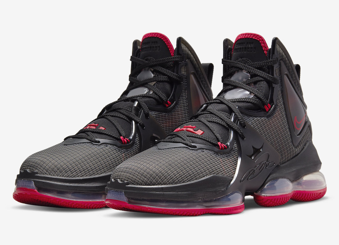 Nike LeBron 19 ‘Bred’ Now Available