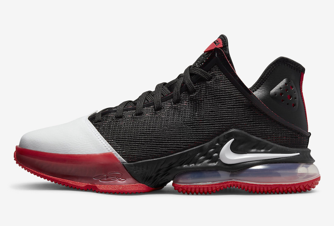 Nike LeBron 19 Low Bred DH1270-001 Release Date