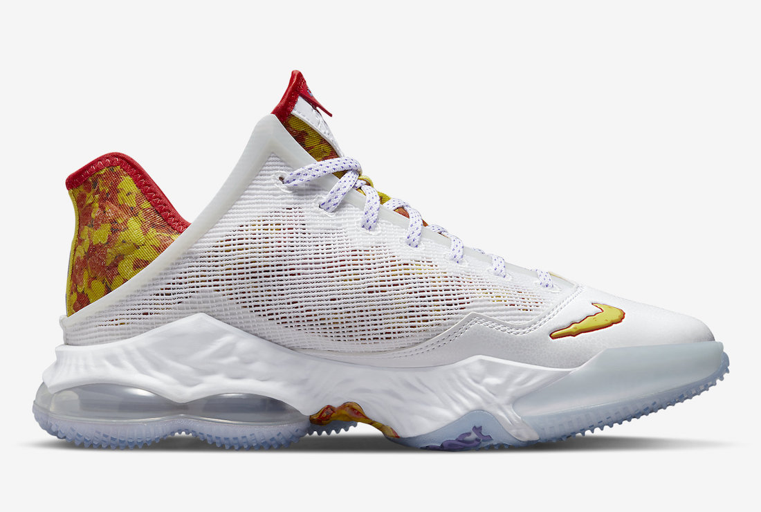 Nike LeBron 19 Low Magic Fruity Pebbles DQ8344-100 Release Date