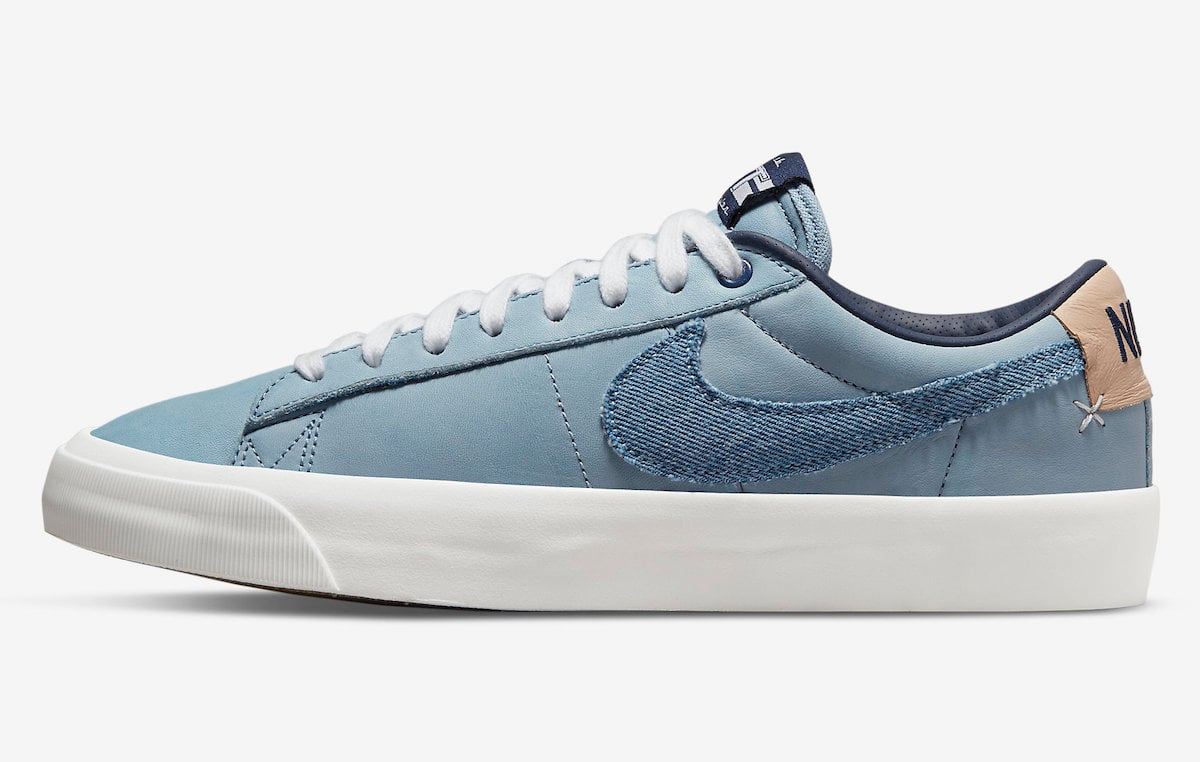 Nike SB Blazer Low GT Light Denim DM8890-100 Release Date Info