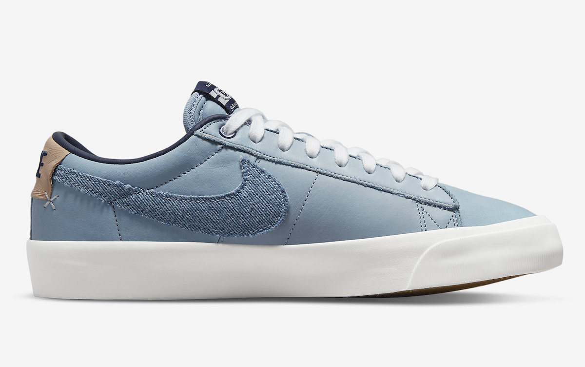 Nike SB Blazer Low GT Light Denim DM8890-100 Release Date Info