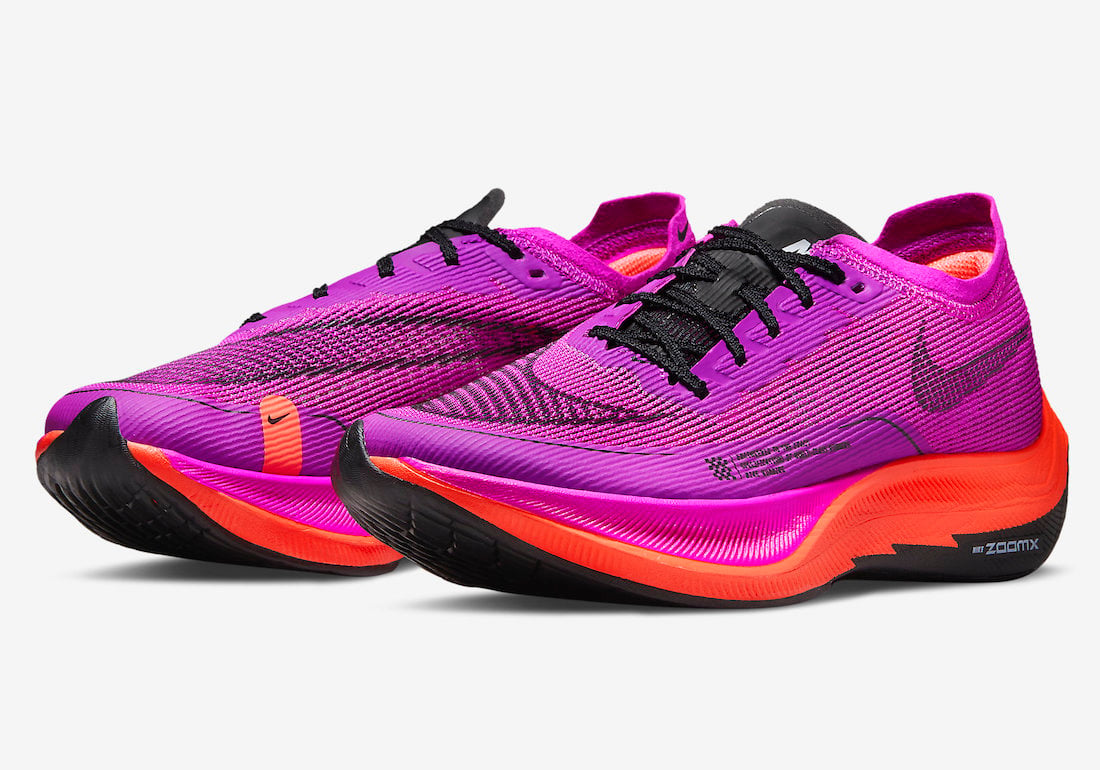 Nike ZoomX VaporFly NEXT% 2 Hyper Violet Flash Crimson CU4123-501 Release Date Info