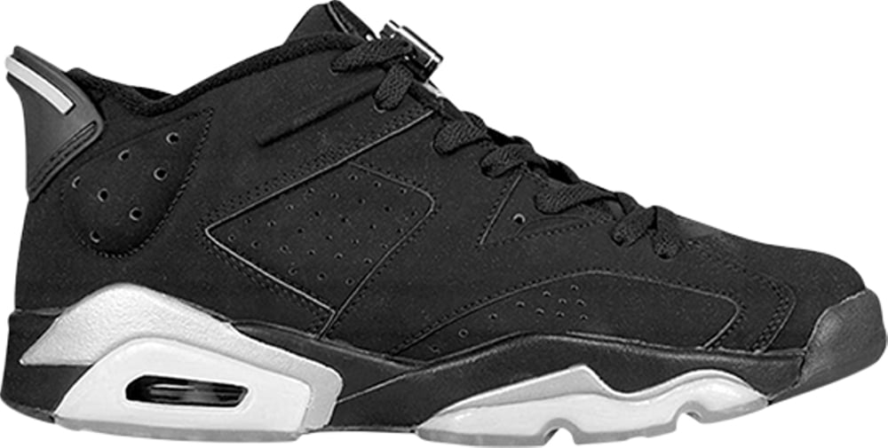 Air Jordan 6 Black Metallic Silver aka Chrome 