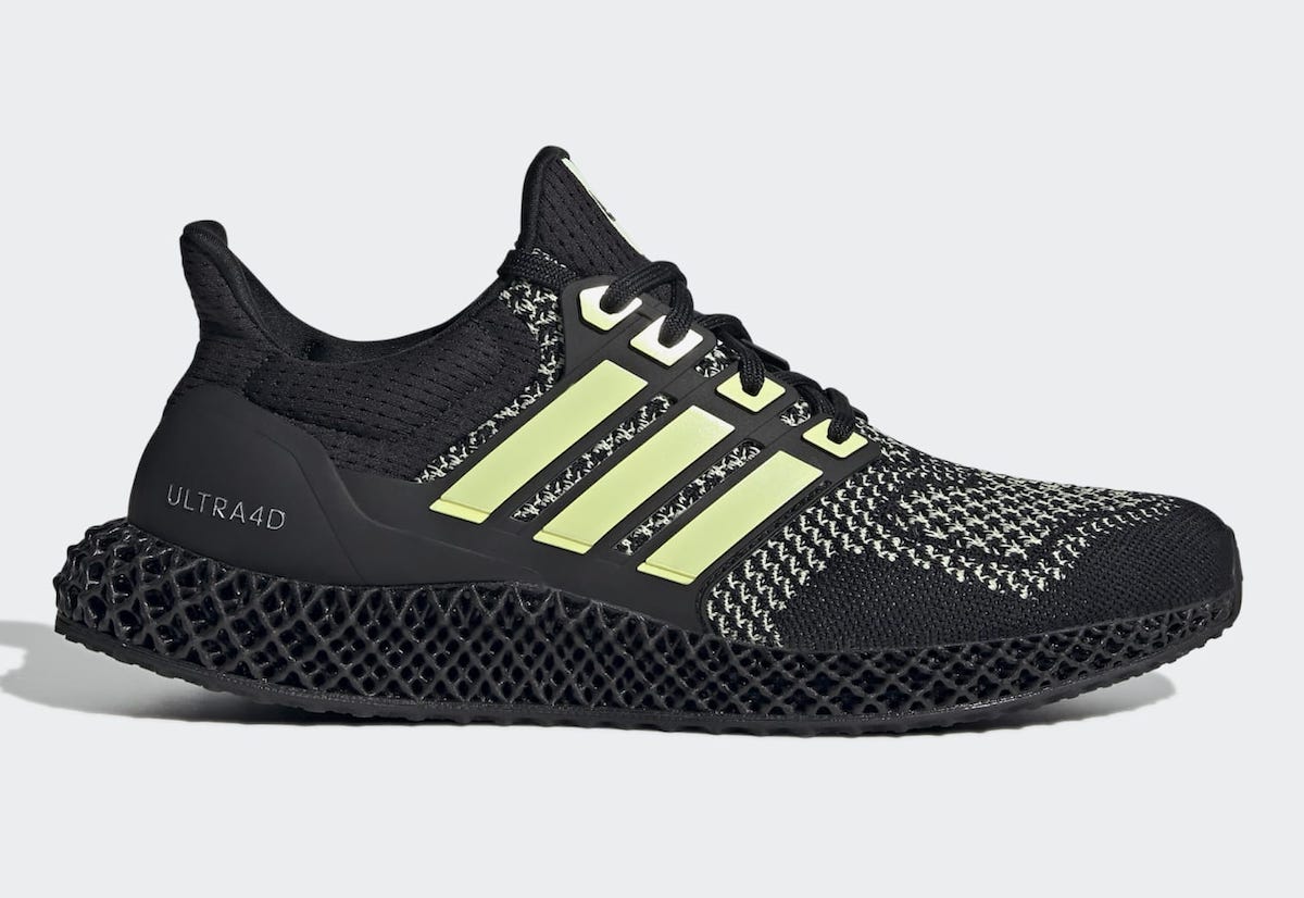 adidas Ultra 4D Black Lime GZ4499 Release Date Info