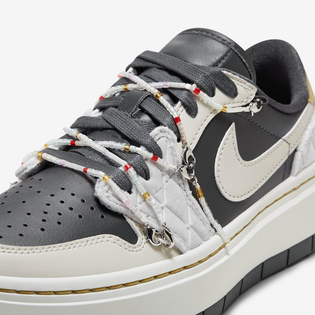 Air Jordan 1 Elevate Low Black Grey Gold DV1494-001 Release Date Info