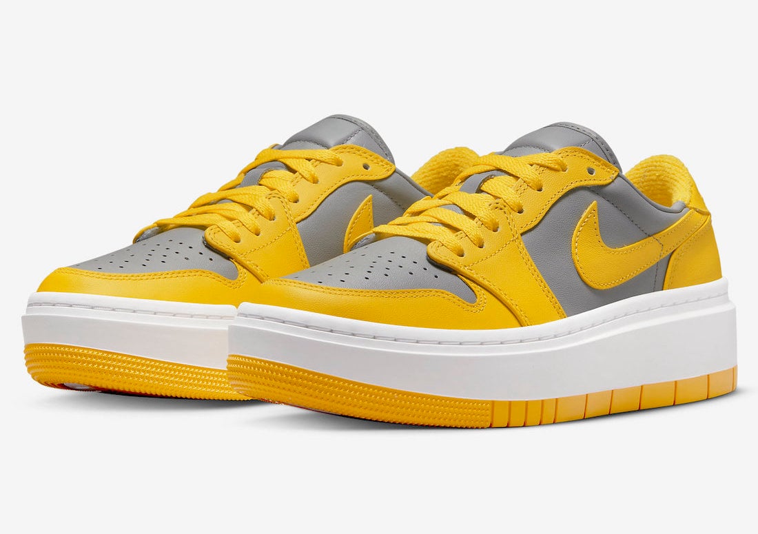 Air Jordan 1 Elevate Low Dropping in Yellow and Grey