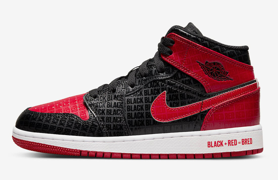 Air Jordan 1 Mid Bred 2022 GS DM9650-001 Release Date