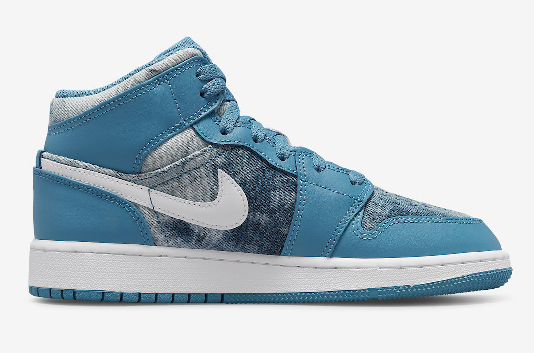 Air Jordan 1 Mid GS Washed Denim DM8951-400 Release Date Info