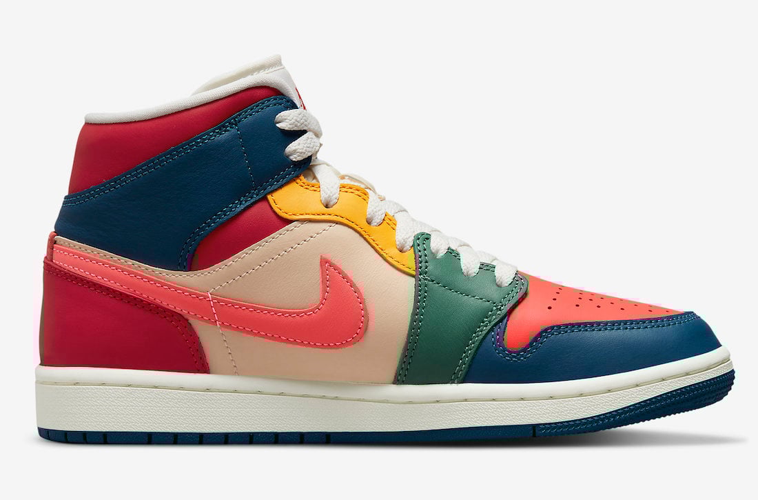 Air Jordan 1 Mid Multi-Color DN3738-400 Release Date