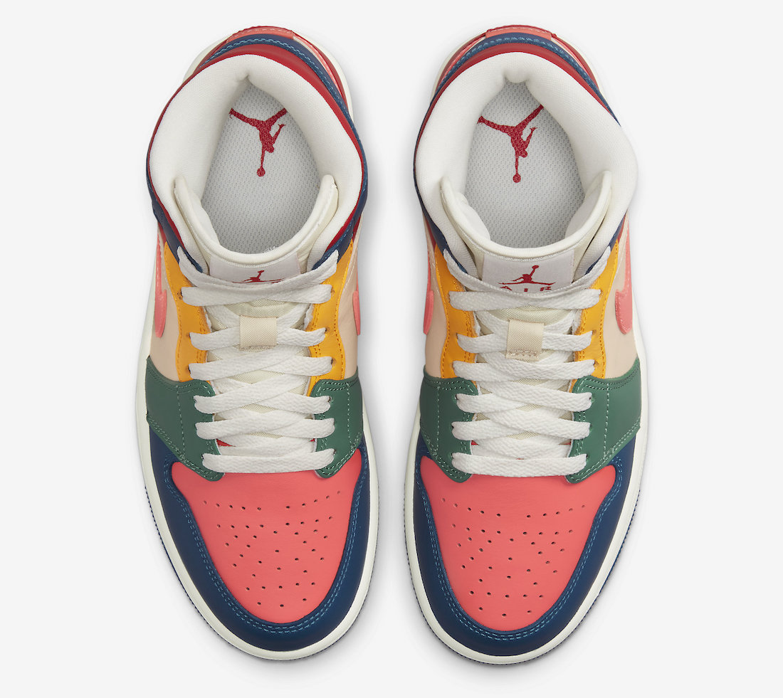 Air Jordan 1 Mid Multi-Color DN3738-400 Release Date
