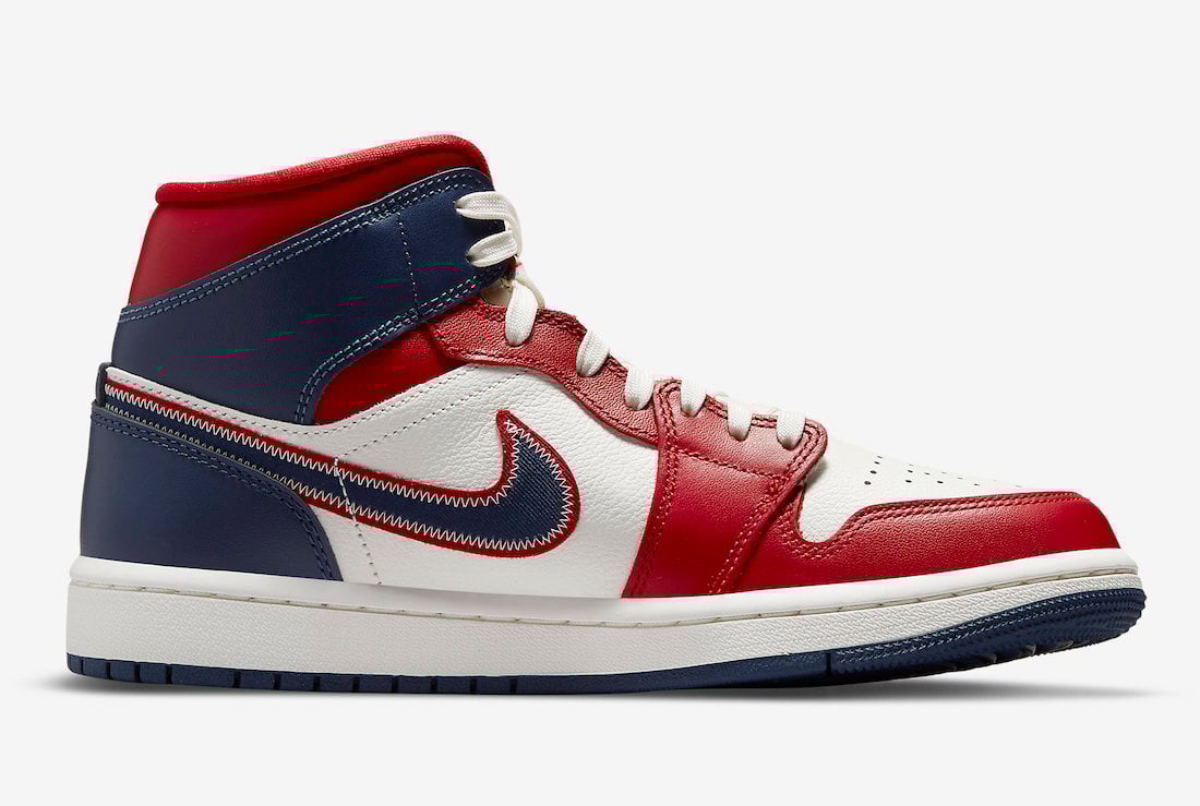 Air Jordan 1 Mid SE USA 2022 DQ7648-600 Release Date Info