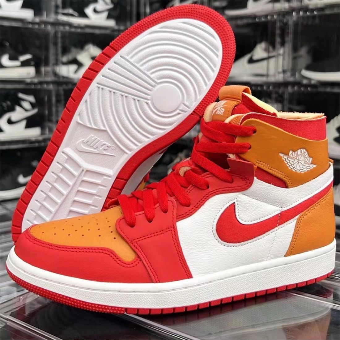 Air Jordan 1 Zoom CMFT Red Orange Release Date Info