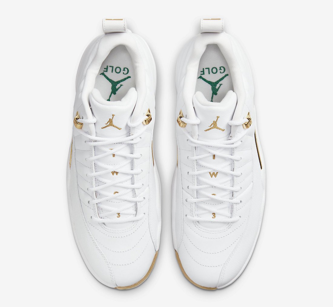 Air Jordan 12 Low Golf White Metallic Gold DM0106-117 Release Date Info