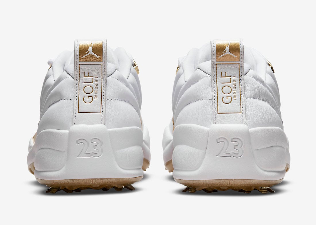 Air Jordan 12 Low Golf White Metallic Gold DM0106-117 Release Date Info