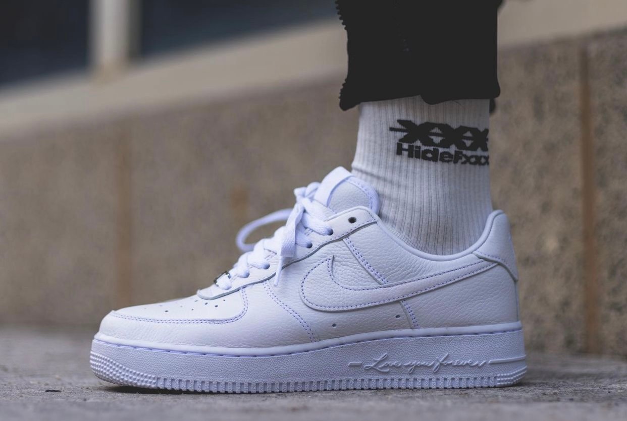 Air Force 1 NOCTA White (Love You Forever) Review & On Foot 