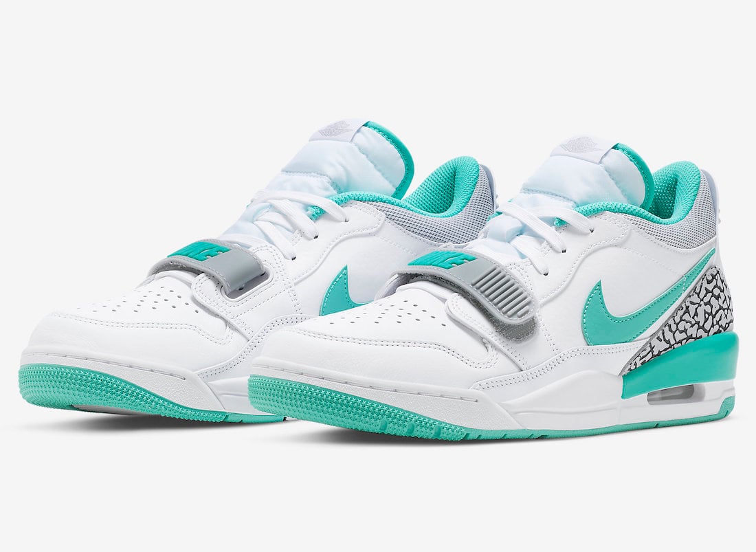 Jordan Legacy 312 Low Releasing in White and Turquoise