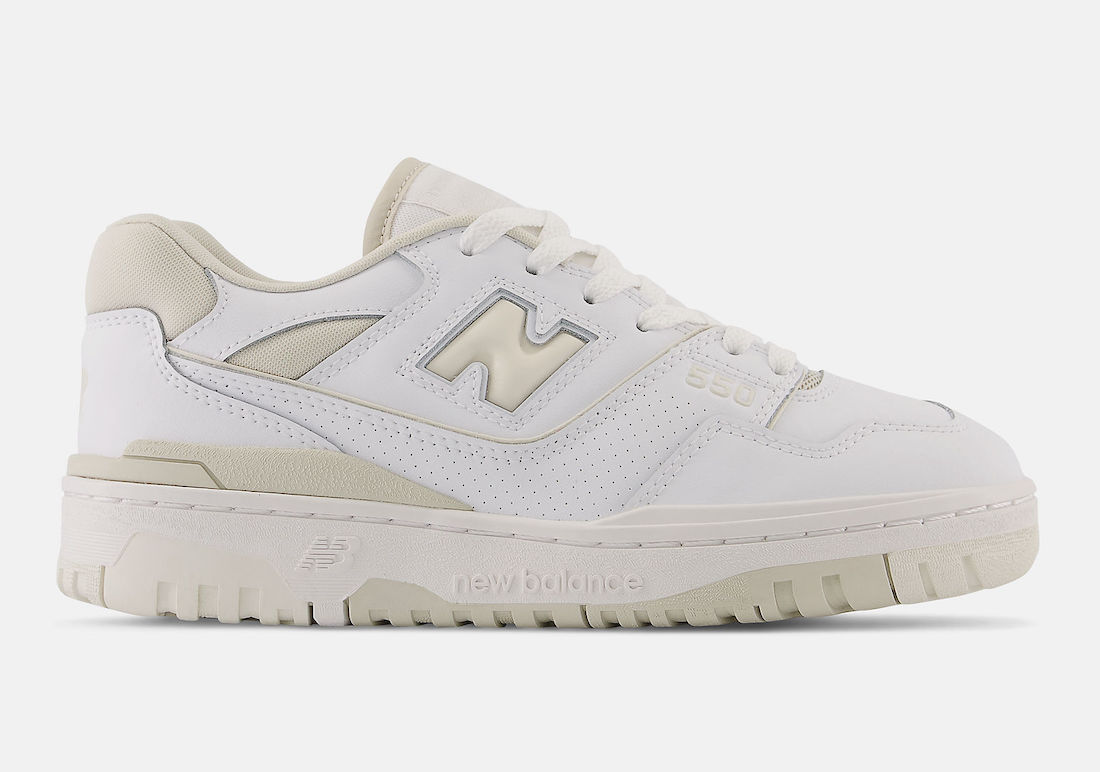 New Balance 550 Releasing in White and Beige