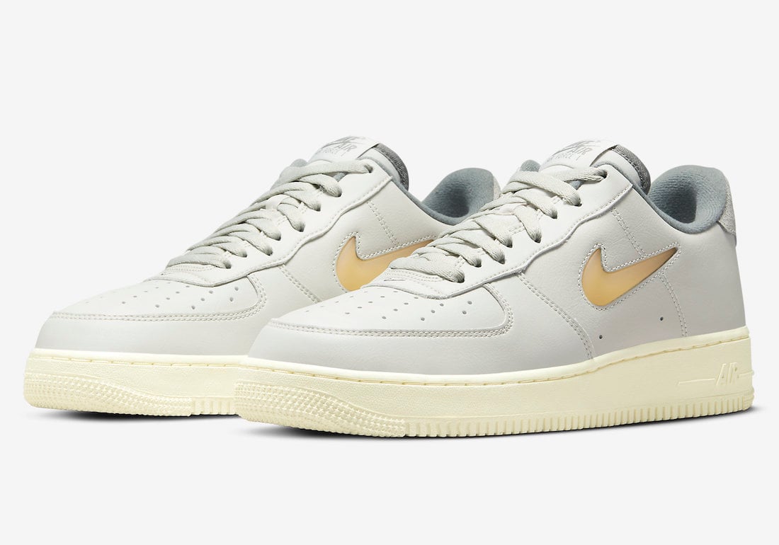 Nike Air Force 1 ’07 LX in Light Bone with Jelly Swooshes