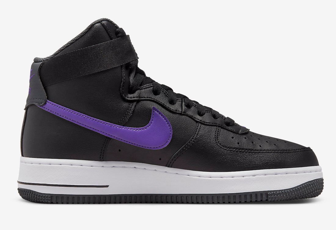 Nike Air Force 1 High Hoops Black Purple DH7453-001 Release Date Info ...