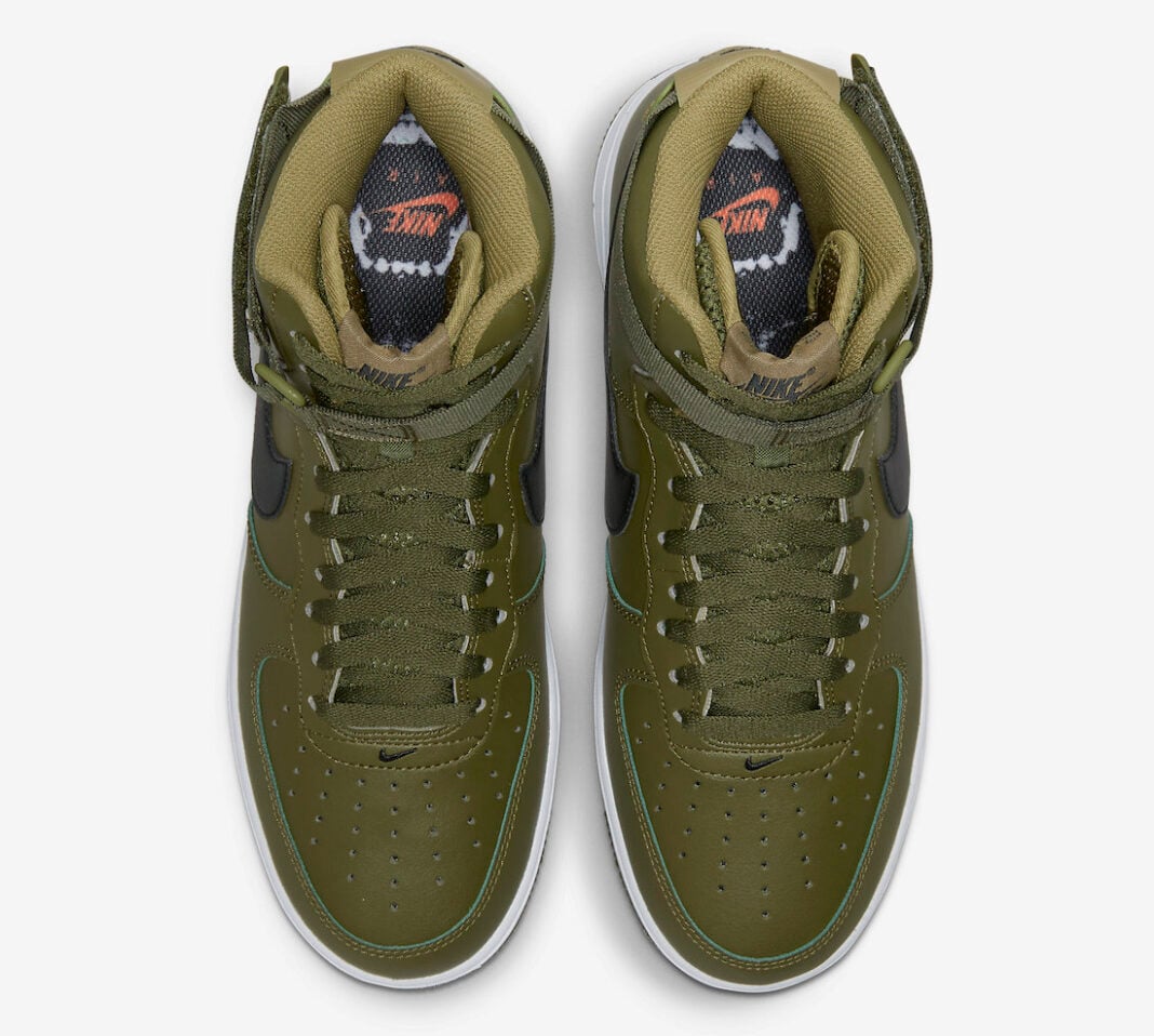 Nike Air Force 1 High Hoops Olive DH7453-300 Release Date Info ...