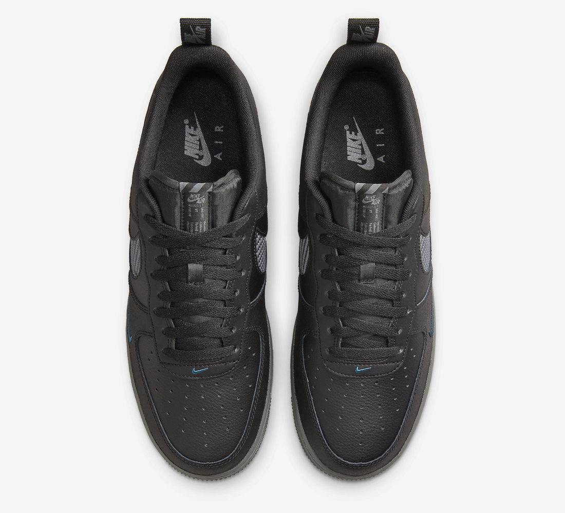 Nike Air Force 1 Low Black Blue DR0155-002 Release Date Info