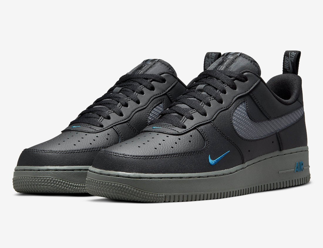 Nike Air Force 1 Low Black Blue DR0155-002 Release Date Info