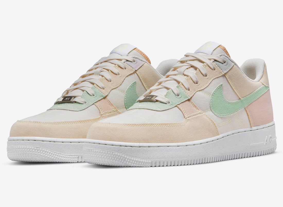 Nike Air Force 1 Low Releasing with a Canvas Upper and Pastel Shades