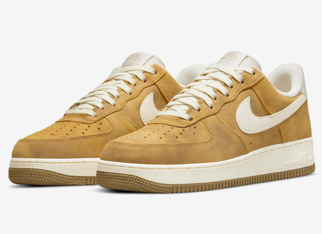 Nike Air Force 1 Low Highlighted in Gold Suede