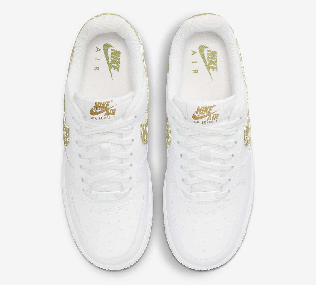 Nike Air Force 1 Low Olive Paisley DJ9942-101 Release Date Info
