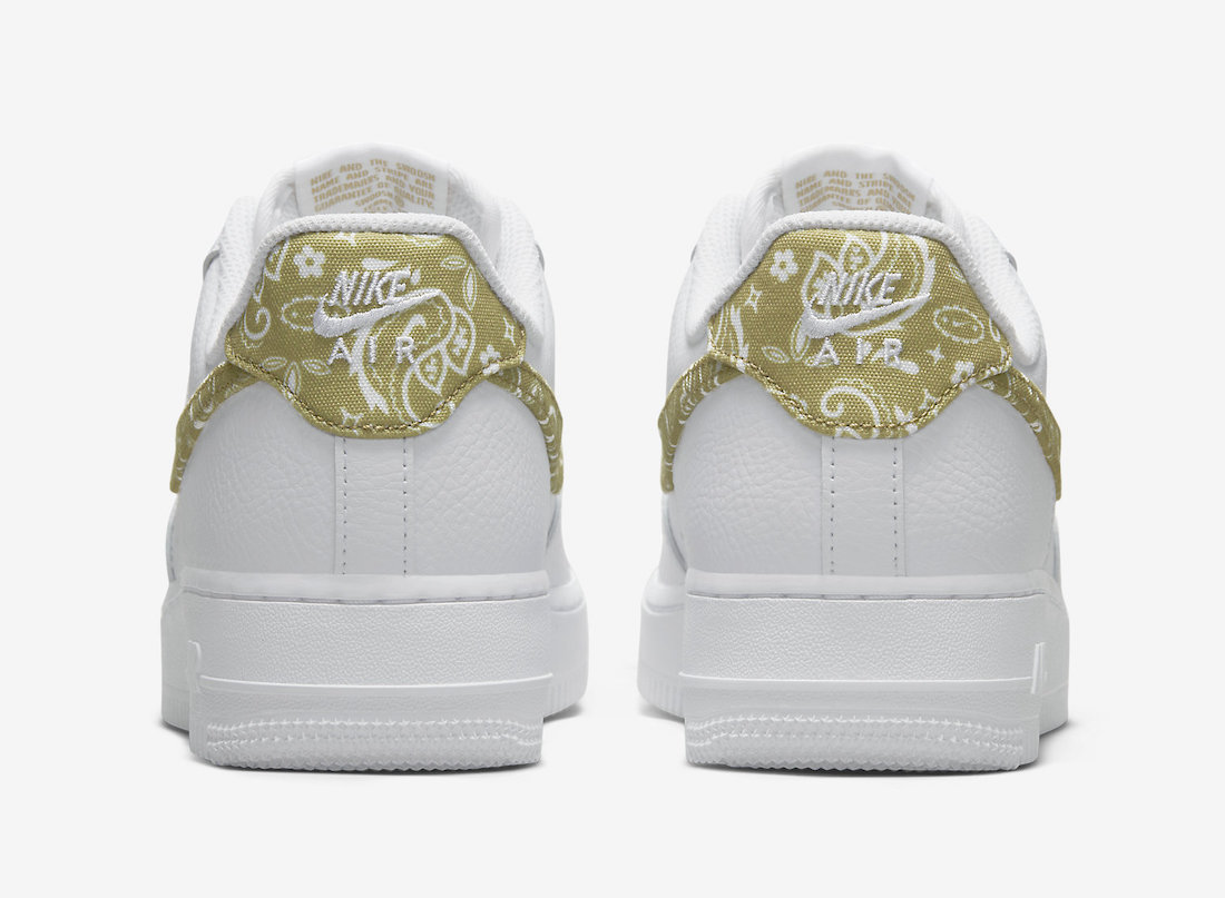 Nike Air Force 1 Low Olive Paisley DJ9942-101 Release Date Info