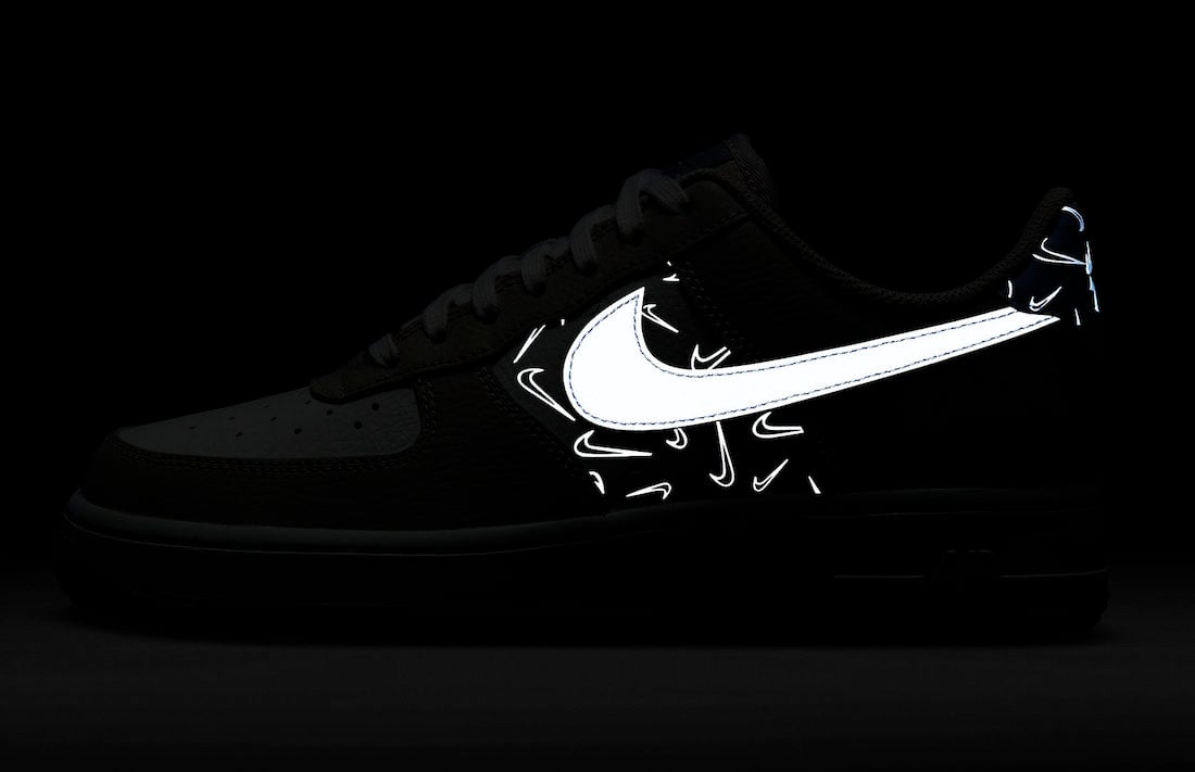 Nike Air Force 1 Low Reflective Swoosh DR7857-101 Release Date Info