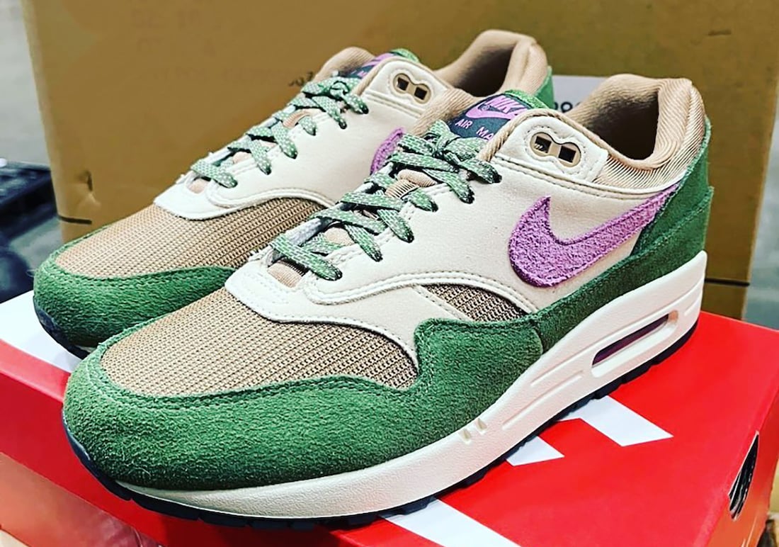 Nike Air Max 1 Treeline Skunk 4/20 DR9773-300 Release Date Info