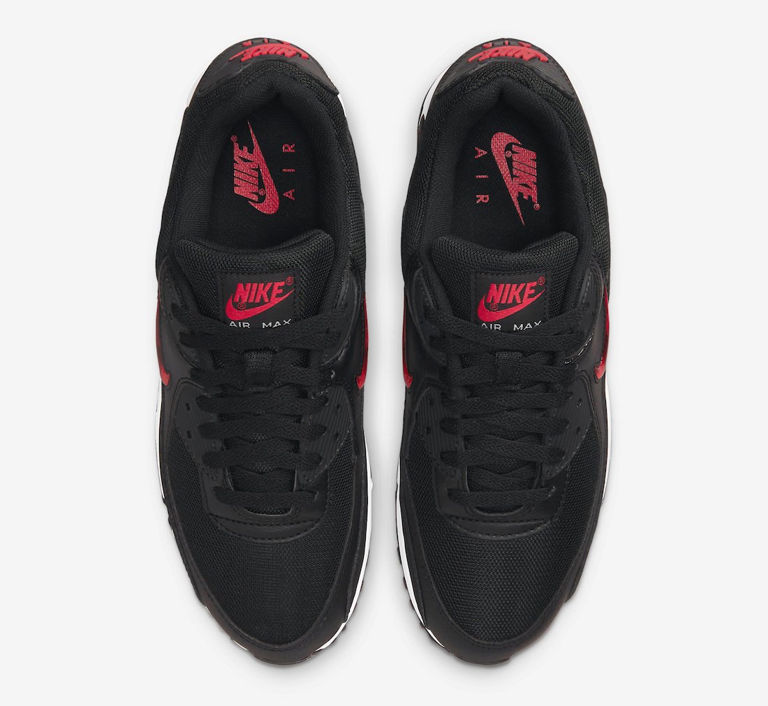 Nike Air Max 90 Jewel Bred Black Red DV3503-001 Release Date Info