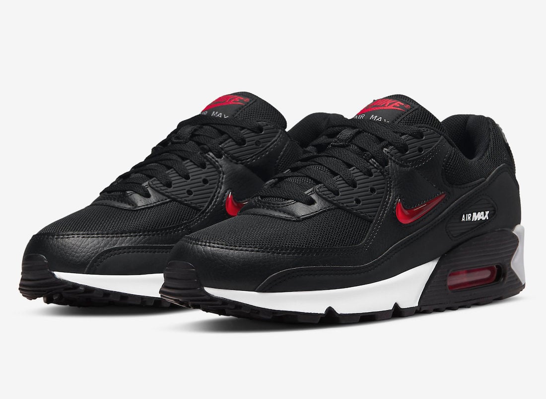 Nike Air Max 90 Jewel Bred Black Red DV3503-001 Release Date Info