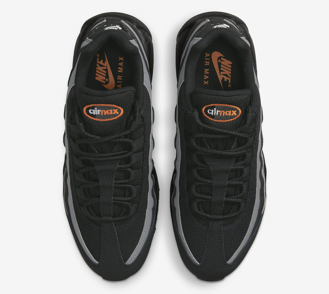 Nike Air Max 95 Black Grey Orange DX2657-001 Release Date Info