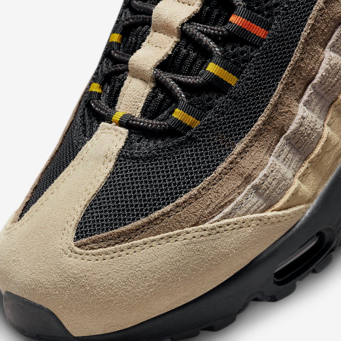 Nike Air Max 95 Topographic Off Noir University Red Rattan Limestone DV3197-001 Release Date Info