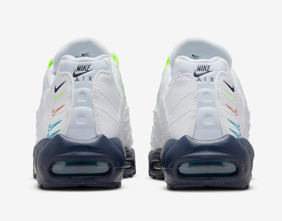 Nike Air Max 95 White Multi Swoosh DX1819-100 Release Date Info