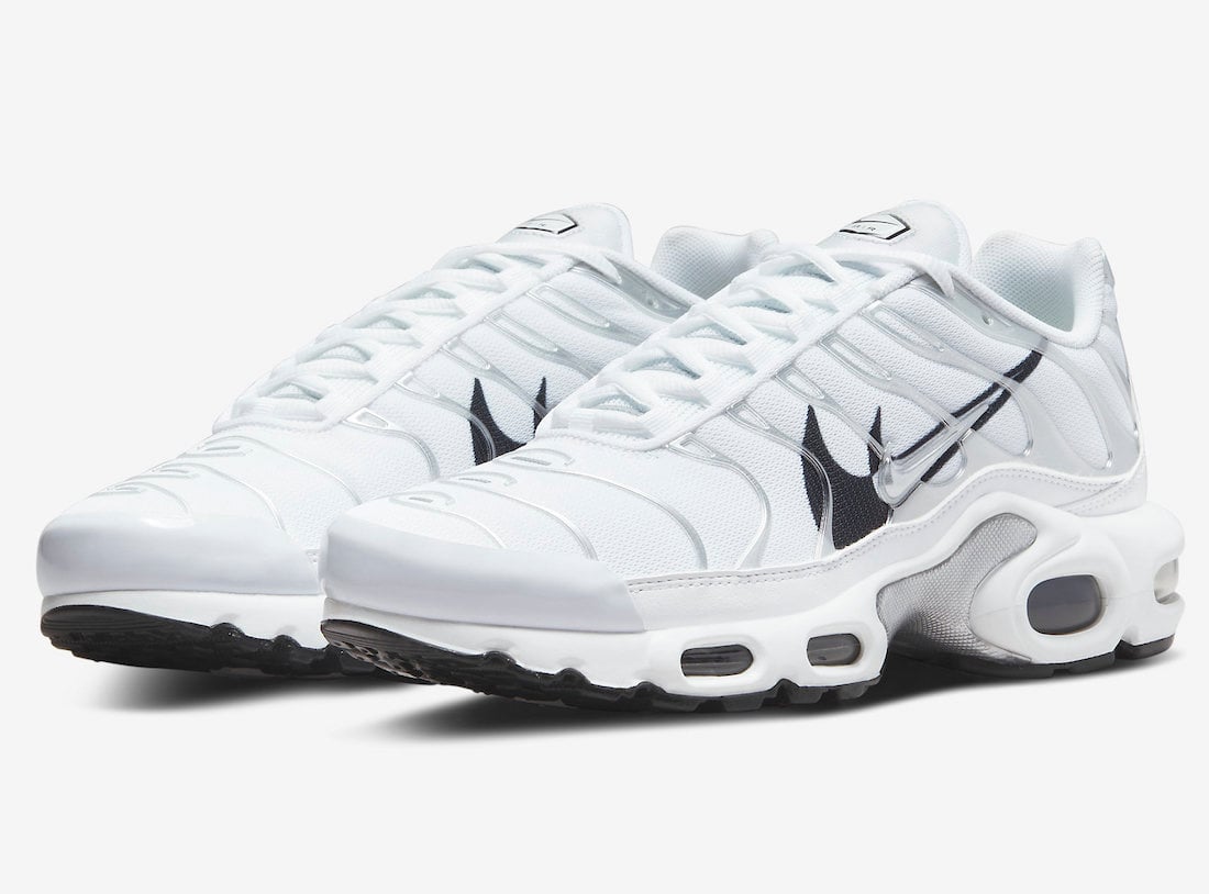 Nike Air Max Plus Highlighted with Silver Swooshes and Cages