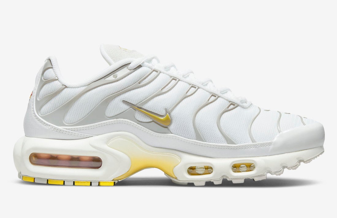 Nike Air Max Plus White Grey Yellow DV6987-100 Release Date Info