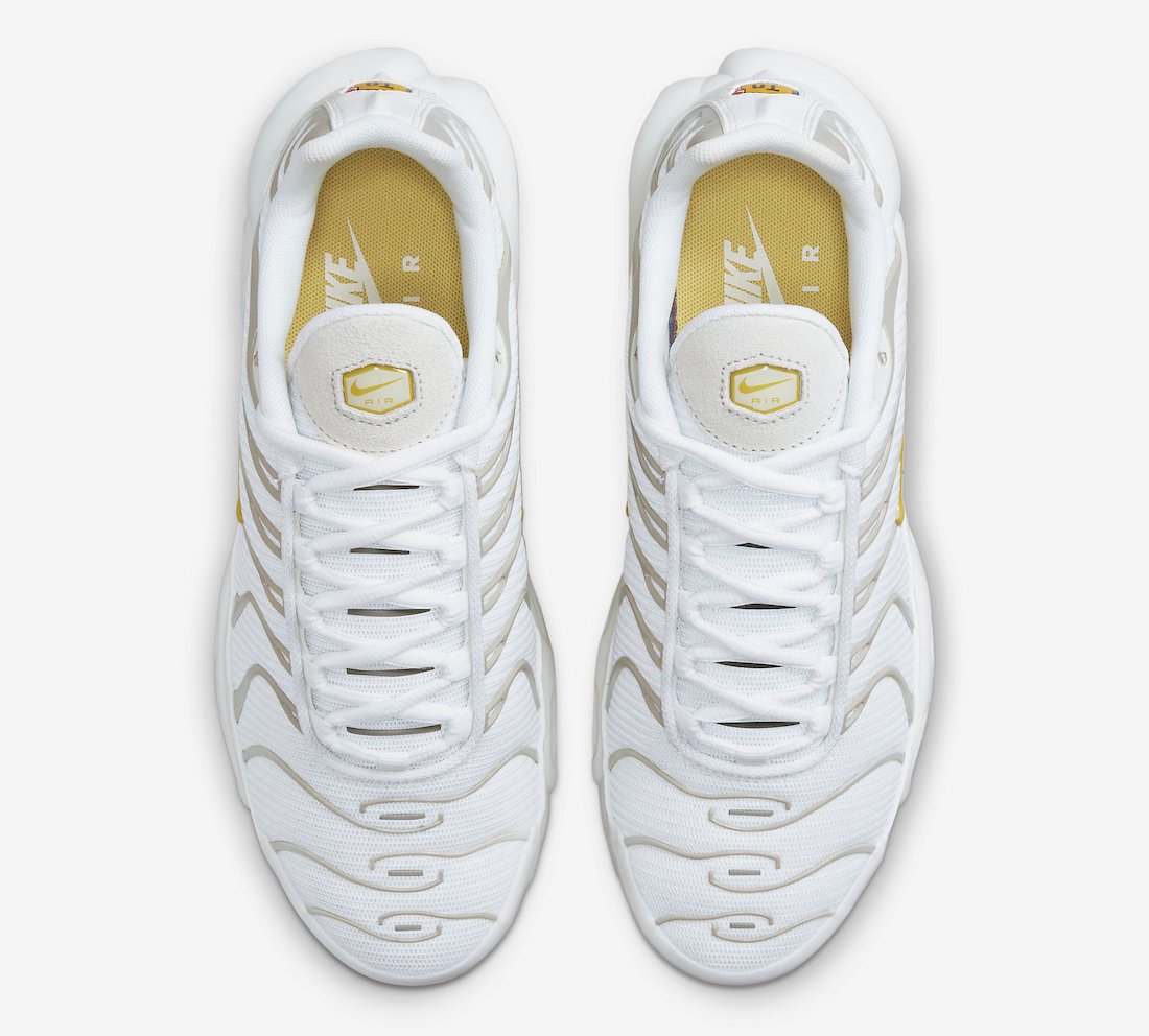 Nike Air Max Plus White Grey Yellow DV6987-100 Release Date Info ...